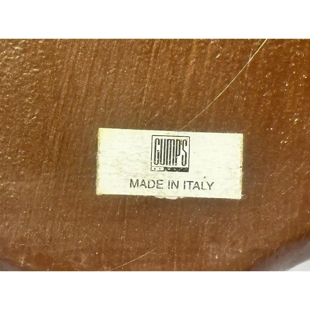 Labrazel Florentine Wooden Hollywood Regency Art Nouveau Tray Made in Italy